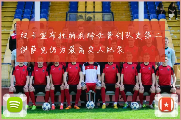 纽卡宣布托纳利转会费创队史第二伊萨克仍为最高卖人纪录